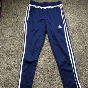 Navy Blue Adidas Soccer Pants